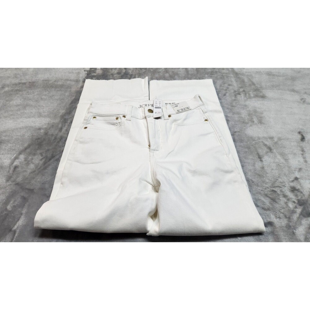 J. Crew Women's Size 24 White '93 Slim Jeans NWT